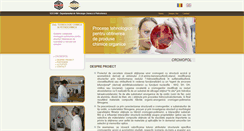Desktop Screenshot of cromopol.icechim.ro
