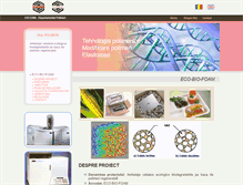 Tablet Screenshot of eco-bio-foam.icechim.ro